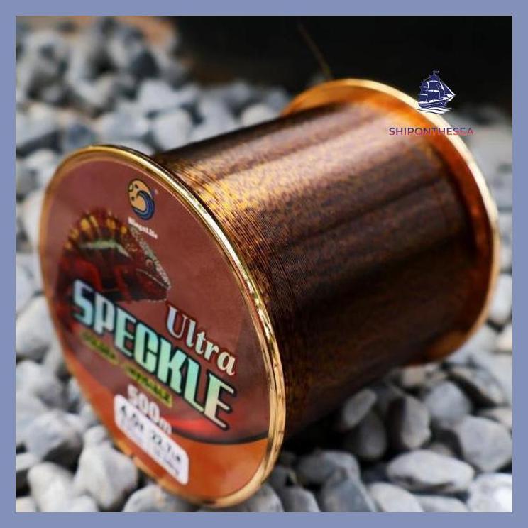 (PANCING) BINGOLIFE SENAR EMAS SPECKLE 500M NILON PREMIUM KUAT ANTI KERITING HALUS PRIVASI AMAN