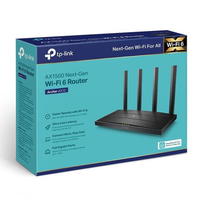 Tp-Link Archer AX12 AX1500 Wi-Fi 6 Router Tp-Link Archer AX12