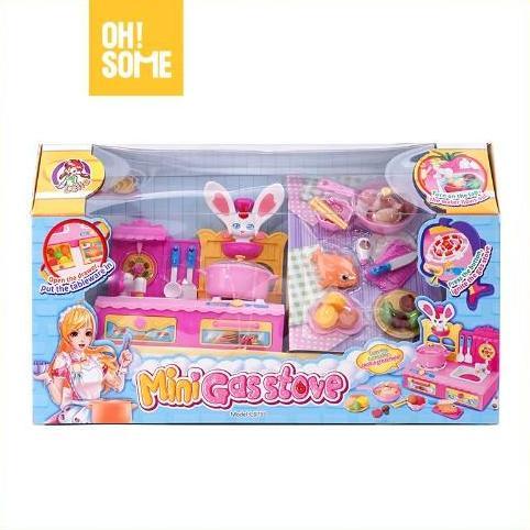 OhSome Lelia Mini Set Mainan Kompor Miniatur Toys