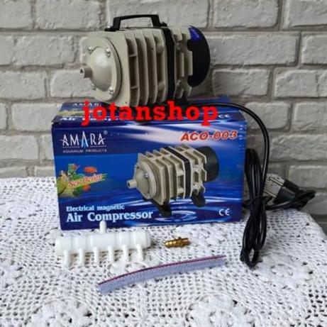 TERMURAH - AMARA ACO 003 aco003 mesin gelembung udara aerator kolam hidroponik aq