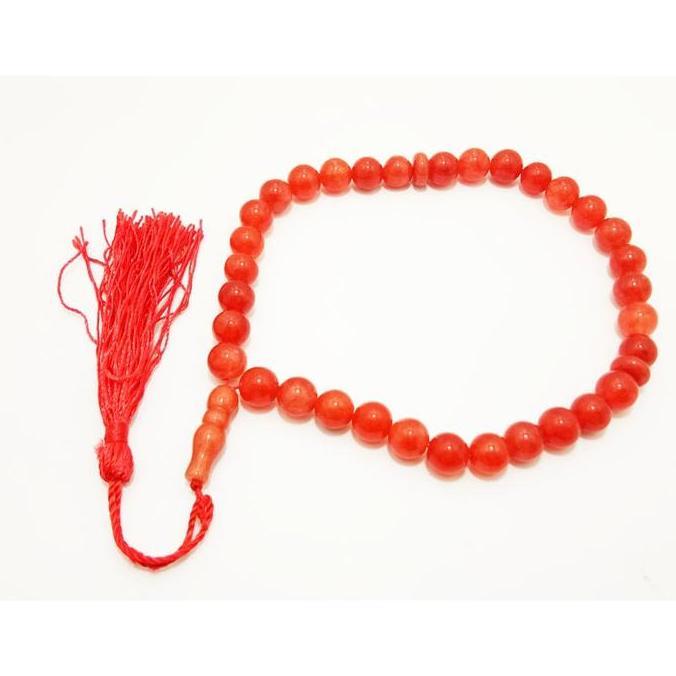 Vee Tasbih Terapi Kesehatan Batu Merah Darah 33 Butir