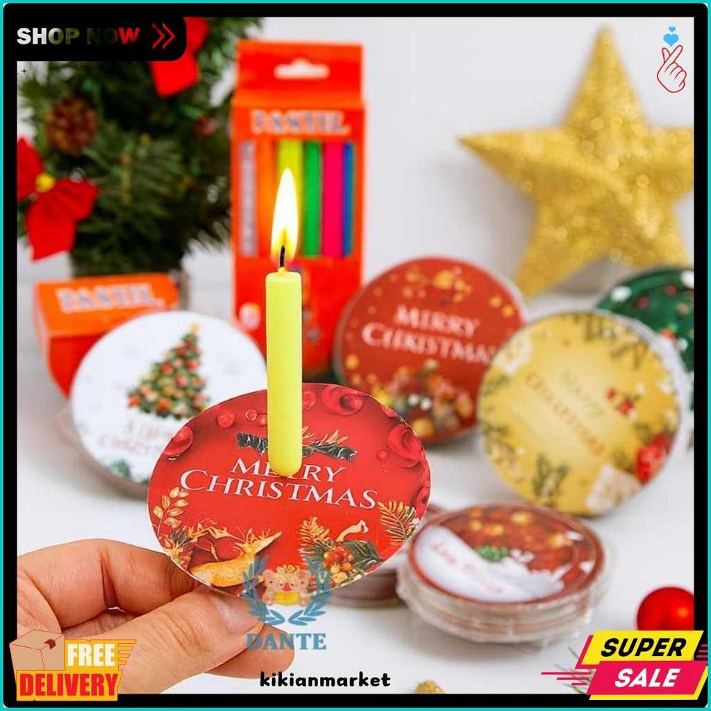 Cod Lilin Kecil Natal - Tatakan Lilin Tema Natal
