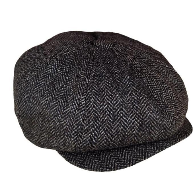 Topi newsboy cap wool topi klasik premier