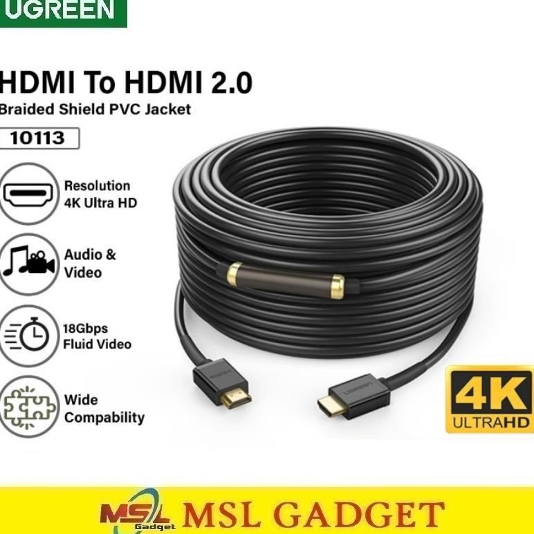 UGREEN Kabel HDMI to HDMI 4K 8K Panjang 10 15 25 Meter
