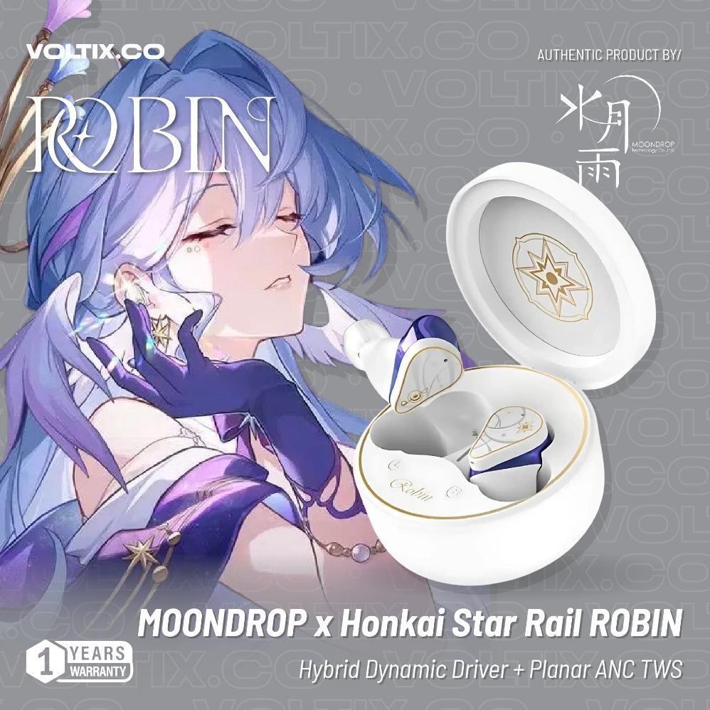 Moondrop x Honkai Star Rail Robin TWS Hybrid Dynamic Driver + Planar Driver ANC English Version Gara