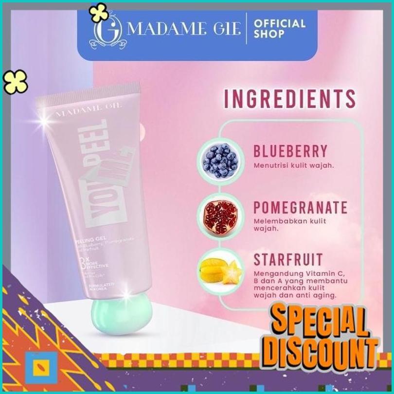 Smile Today Madame Gie You Peel Me Peeling Gel By Madame Gie Exfoliating Gel Exfo Gel Scrub Wajah Ho