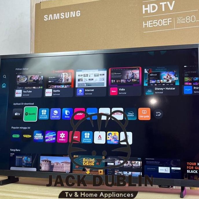 Terlaris Samsung Tv Led 32 Inch Smart Tv Ua32He50Efk 32He50 Dengan Netflix Youtube Google Garansi Re
