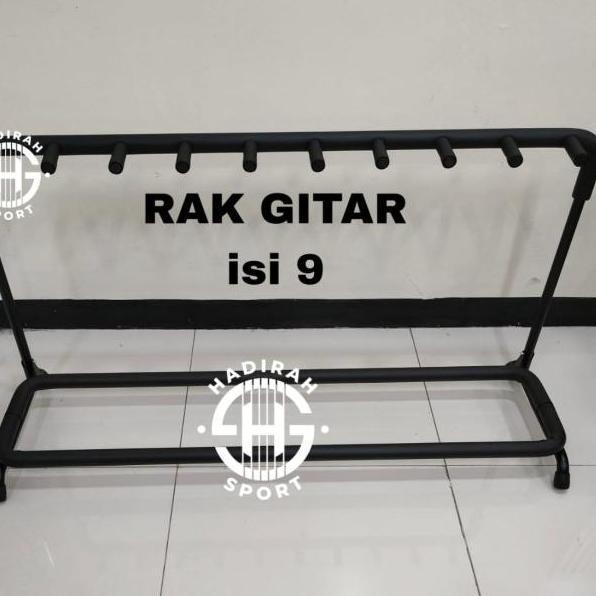 Rak gitar elektrik akustik stand gitar isi 5 7 9 14 besi busa