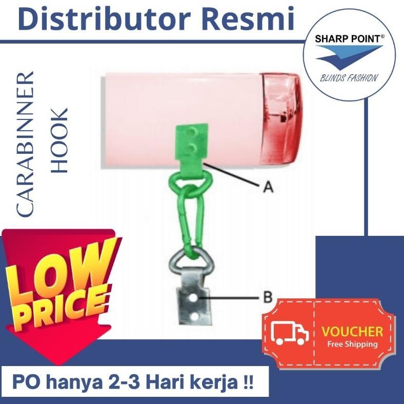 Carabiner Hook, Penahan Angin Roller Blind, Penahan Roller Blind