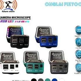 Onglai Rgb01 Kamera Microscope Warna Bla White Green Blue Grey 11.8 60Fps Hdmi Kamera Microscope Lam