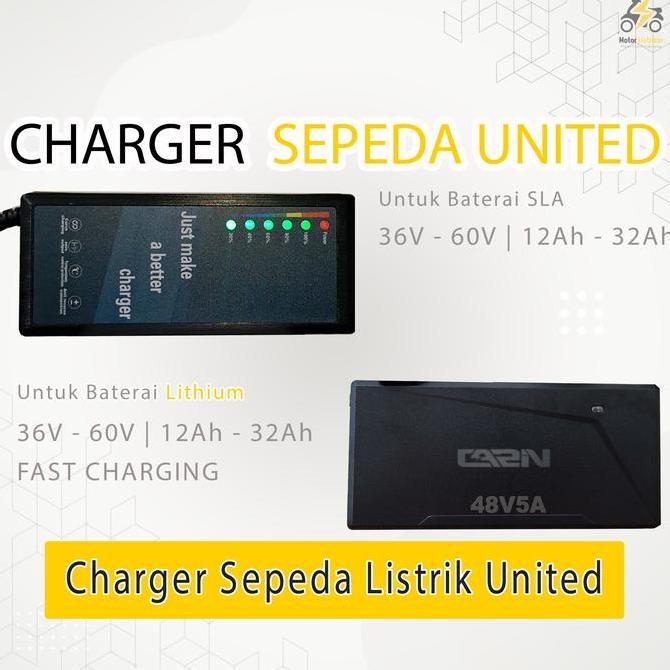 Charger Sepeda Listrik United