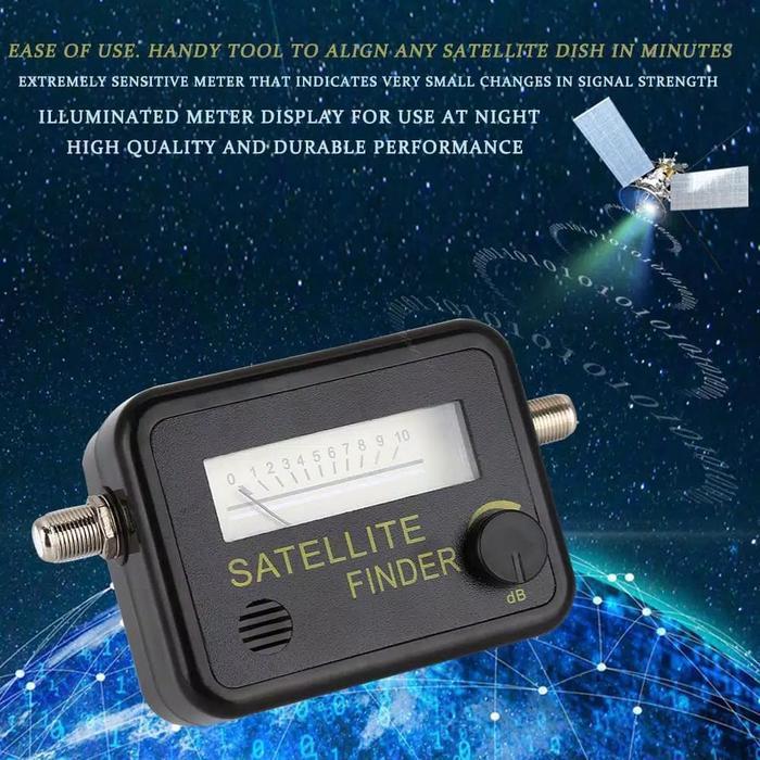 Satellite Finder Signal Finder Analog Pencari Sinyal Satelit Original Dan Terpercaya