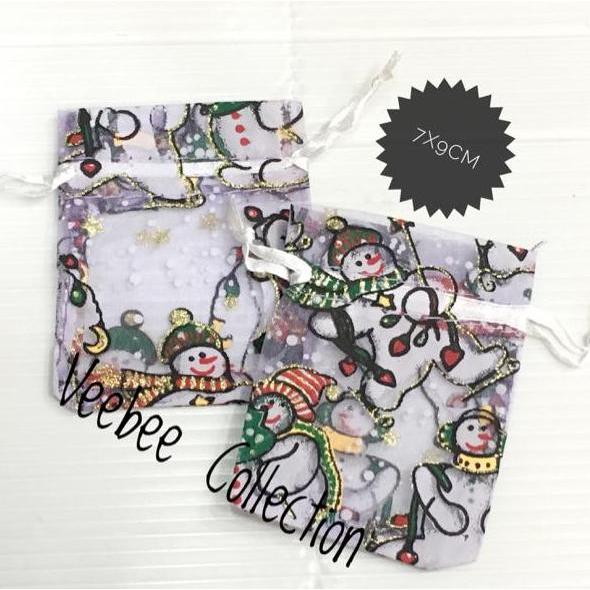 %$%$%$%$] Kantong tile natal 7x9cm/ kantong sovenir/tas tile/kantong serut