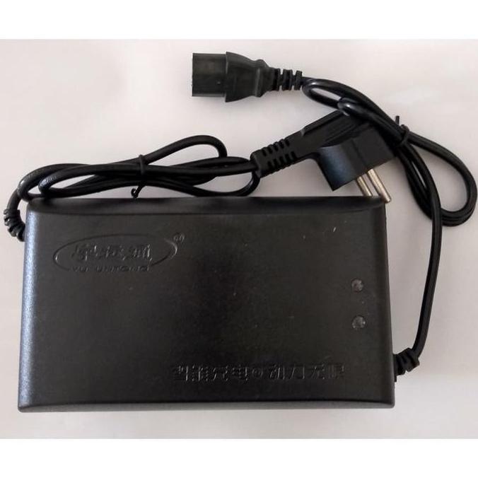 Charger Aki Kering Sepeda / Motor Listrik 48V20Ah / 60V20Ah / 72V20Ah
