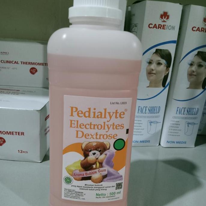 PEDIALYTE ELECTROLYTES DEXTROSE AROMA BUBBLE GUM PINK 500 ML GAN
