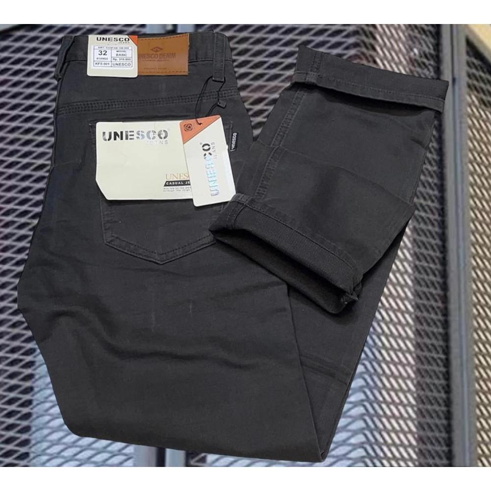 Sale Celana Kanvas Pria Unesco - Celana Kanvas Pria Reguler Terbaru - Celana Pria Kanvas Unesco Jean