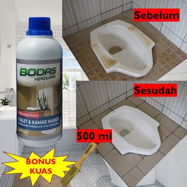Bodas Cairan Pembersih Kerak Wc Toilet Dan Kamar Mandi Ml Plastik