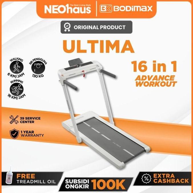 Promo BODIMAX RUNNING PAD ULTIMA - Treadmill Digital Bodimax Diskon