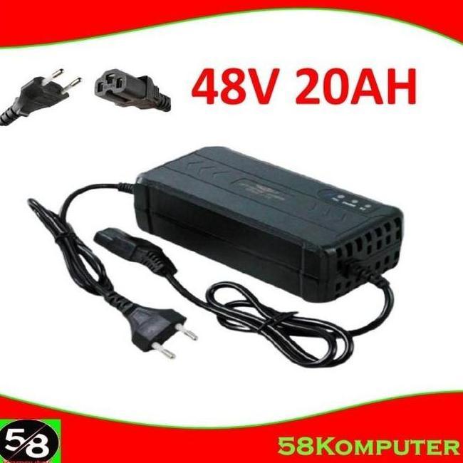 Charger Sepeda Listrik Exotic Uwinfly Pacific Viar Selis 48V 20 Ah Universal Adaptor Charger Sepeda 