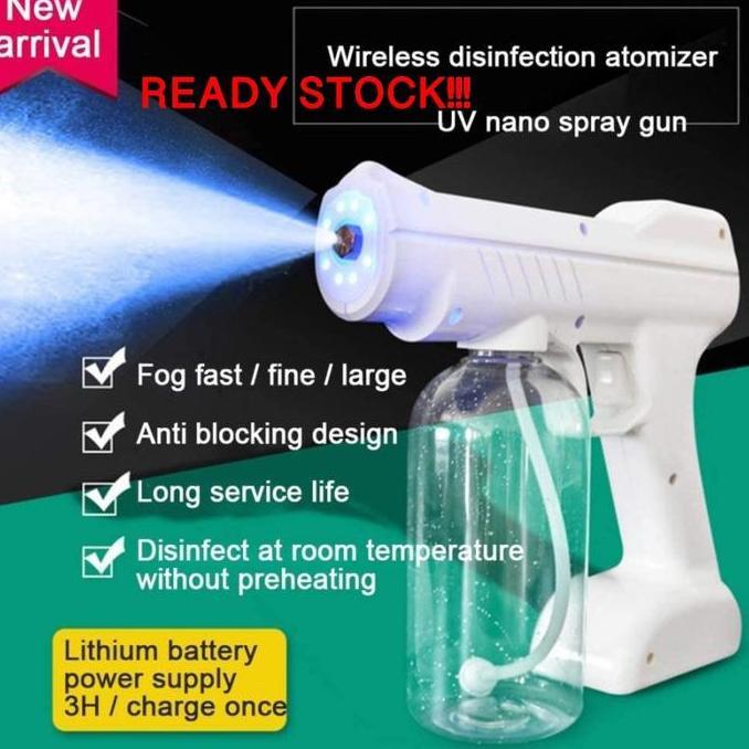 GENIVALEZZ - NANO SPRAY GUN WIRELESS ATOMIZER MULTI FUNGSI PERAWATAN RAMBUT