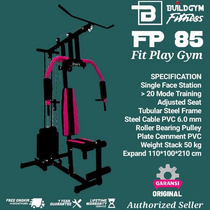 Terlaris Home Gym 1 Sisi Id804 Multi Gym 1 Station Id-804 Cover Stack