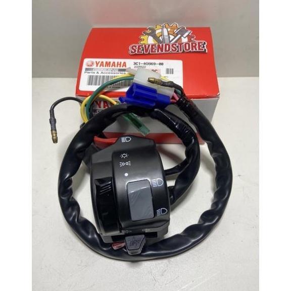 Promo Holder kiri 3C1 saklar lampu tombol sein dimmer klakson Vixion Old Original YGP Diskon