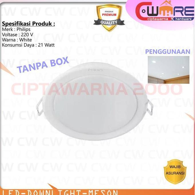 *****] Lampu LED Downlight Plafon 21 Watt - Philips Downlight LED Inbow