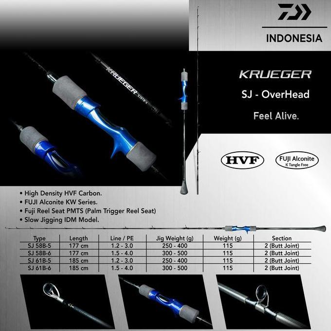 JORAN PANCING / ROD DAIWA KRUEGER SJ OVERHEAD