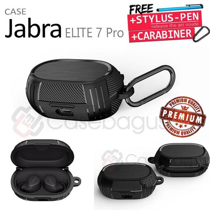 HARGA DISC - Jabra Elite 7 Pro - Carbon Fiber Protection Case TWS Bluetooth