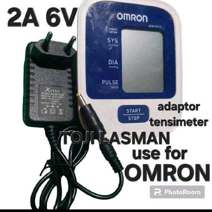 ADAPTOR ALAT UKUR TENSIMETER TENSI METER ALAT TEKANAN HEM-7132, HEM-752, HEM-745C,HEM-7300, HEM-712,