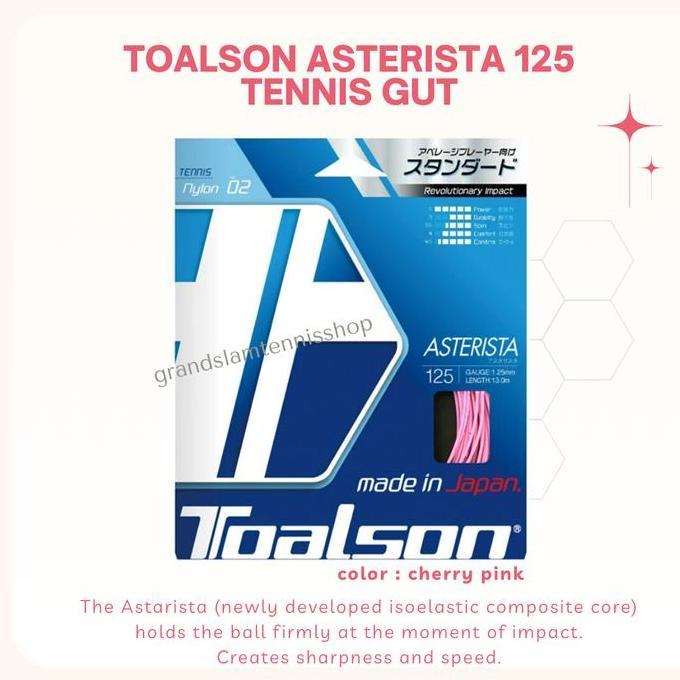 Toalson Asterista 125 Tennis Gut / Senar Raket Tenis Toalson 125