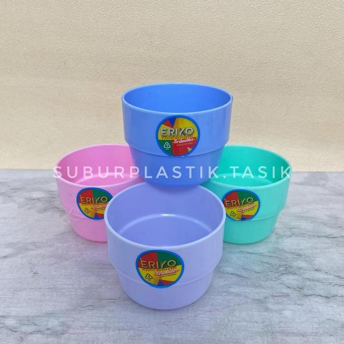 [12 pcs] Gelas Saigon Eriko Tempat Air Minum Mini Pegangan Cangkir Penglengkapan Dapur