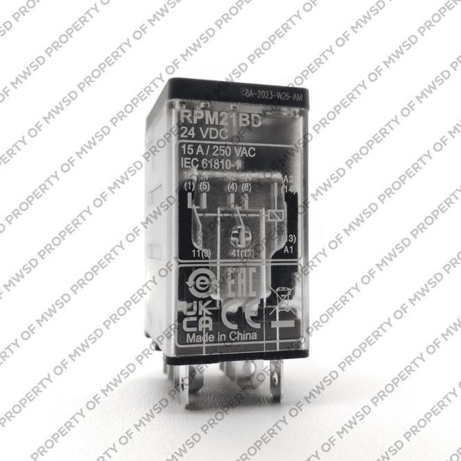 Schneider Relay Plug In 2Co 15A Tanpa Led 24Vdc Rpm21Bd Promo