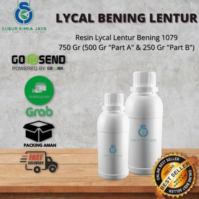 TERBARU Resin Lycal 1079 / Lical Lentur Bening Flexibel - 750 GR PROMO