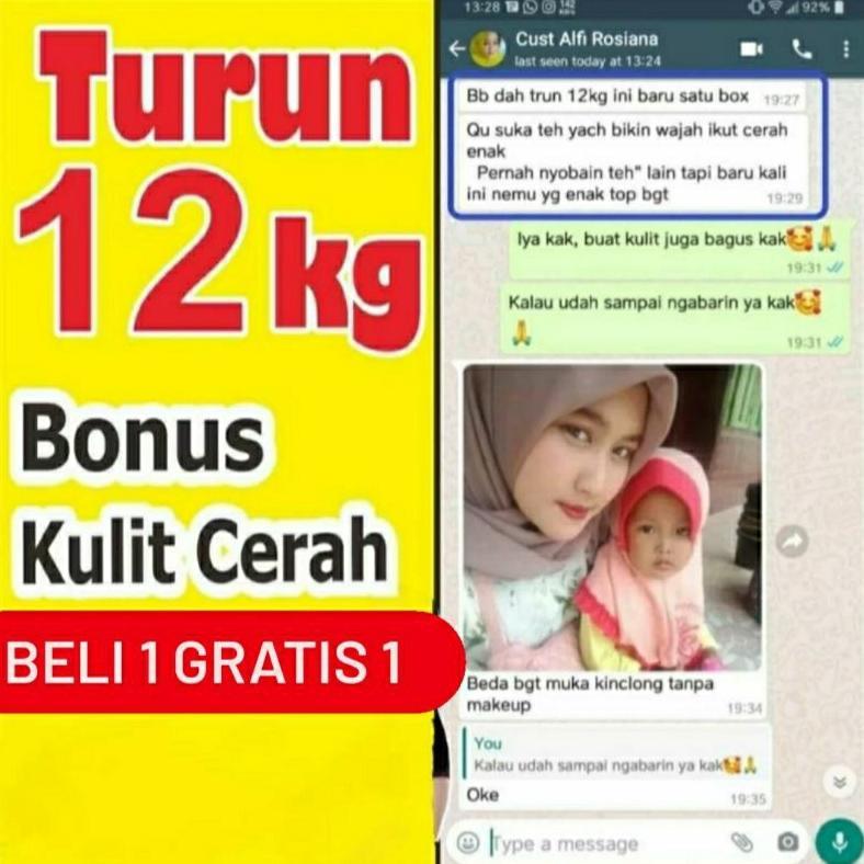 KAPSUL & TEH DETOX 8X LEBIH CEPAT TURUNKAN BERAT BADAN] BUNDAYES DETOX SLIMMING PENURUN BERAT BADAN 