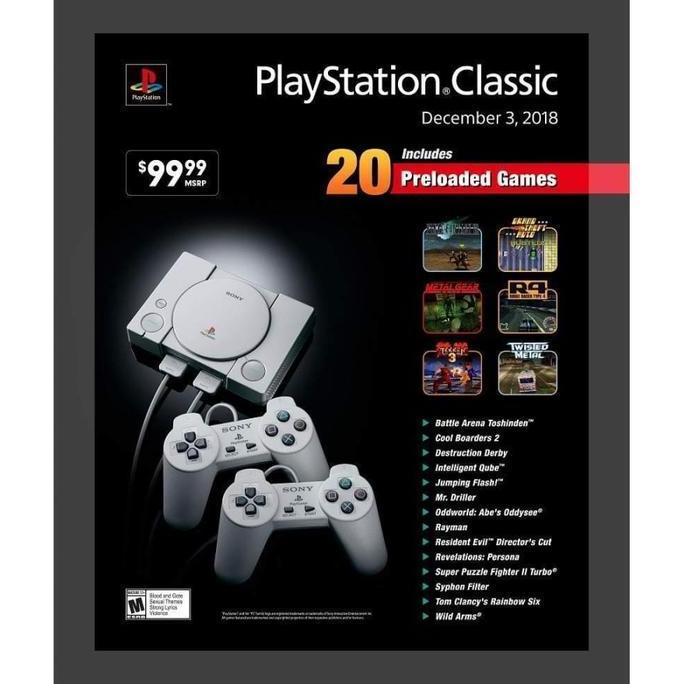 PS1 Classic Mini / Playstation Classic Mini Console  / PS1 Mini Classic / PS1