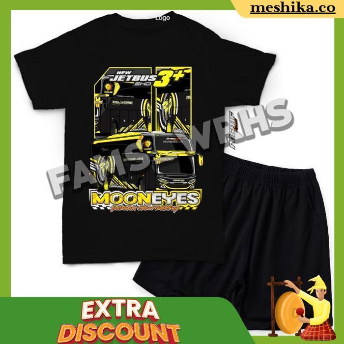 [ New ] Baju Kaos Setelan Anak Bus Mooneyes Jetbus Bismania Laki Perempuan Jawa Timur