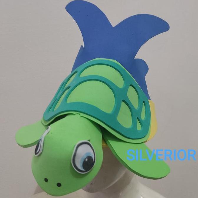 Topi karakter hewan binatang kura kura murah