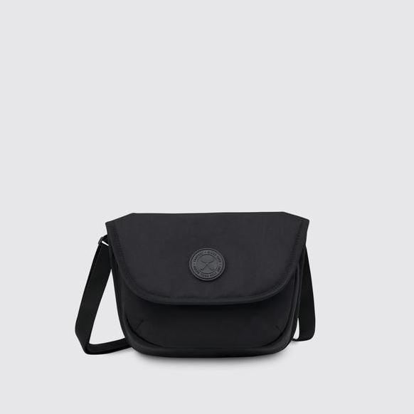 hamisen_shop - sling bag exsport happy go - tas selempang pria hitam casual