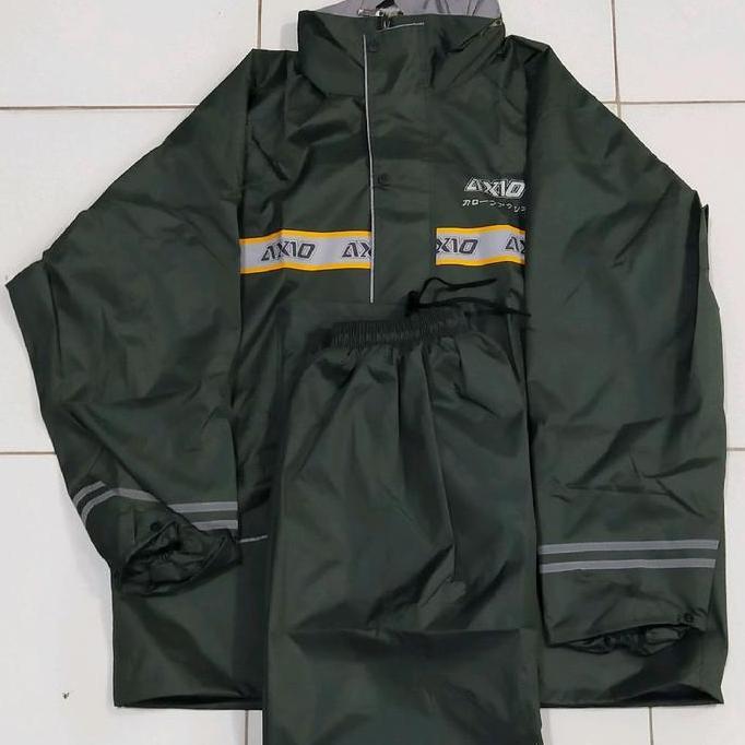 jas hujan axio 882 silver series ungu dan hijau army original limited editionon murah