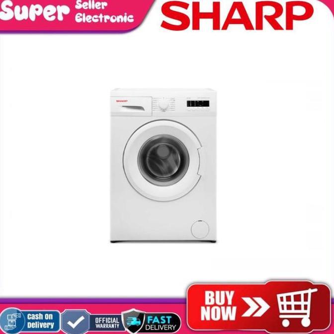 Ready MESIN CUCI FRONT LOADING SHARP ESFL 1062 ESFL1062 MESIN CUCI LAUNDRY