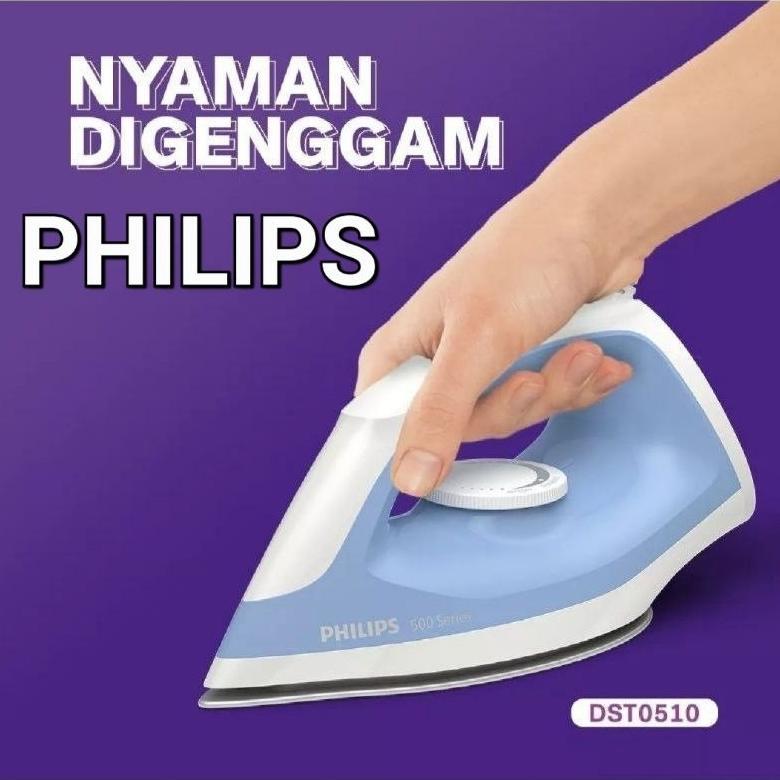 Setrika philips teflon anti lengket/gosokan philips anti lengket