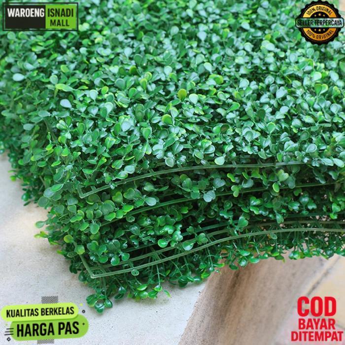 Kekinian Rumput Dolar Sintetis/Rumput Buatan Plastik Dinding/Rumput Plastik