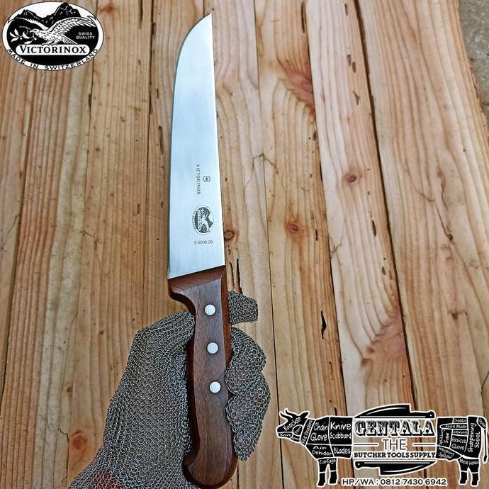 New- Butcher/Sembelih Victorinox 20cm Rosewood Handle