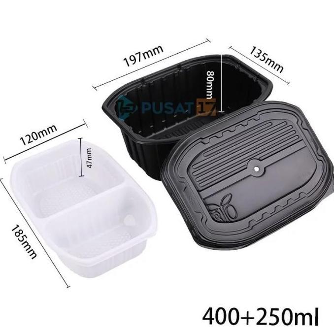 New- alat masak portable tanpa api heating pack bag food 700 gram hitam