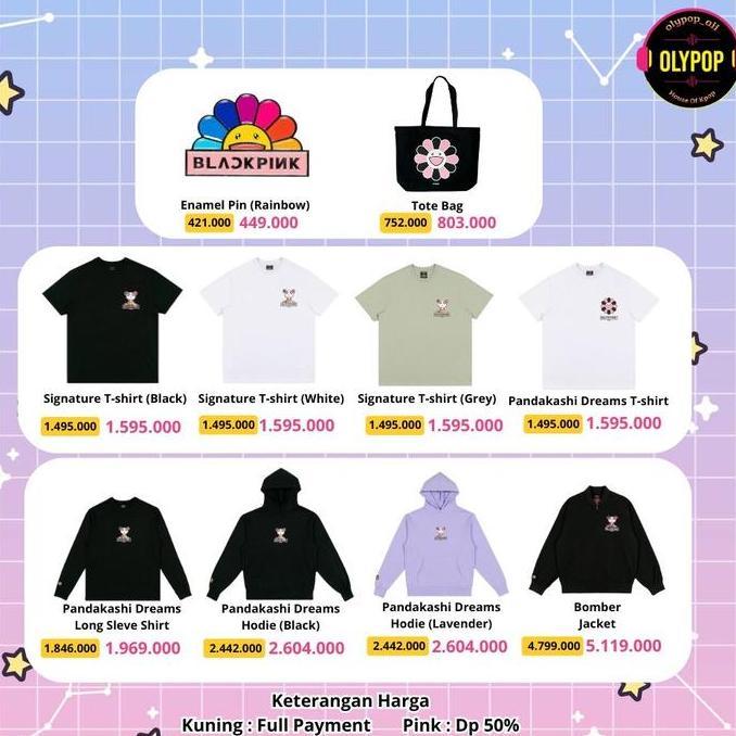 BLACKPINK MERCHANDISE - TAKASHI MURAKAMI KPOP OFFICIAL EIG