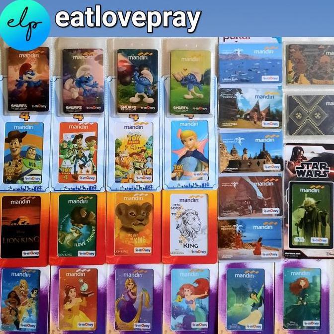 KARTU eMONEY eTOLL MANDIRI / E- Money E- Toll Card