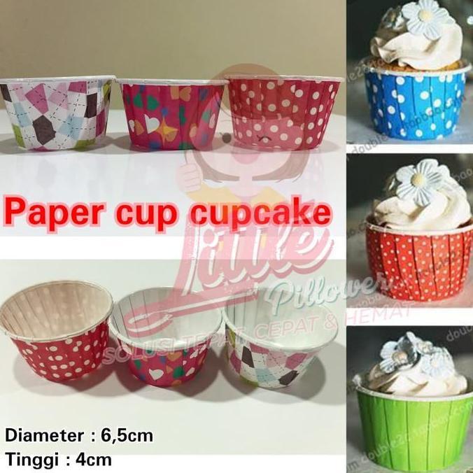 Terlaris Paper Cup Cupcake Besar/Tray Muffin Paper/Paper Tray Cupcake