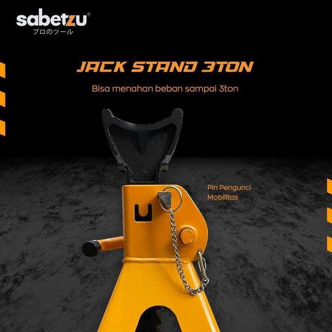 Murah Jack Stand 3 Ton Sabetzu 2 Pcs Tahanan Dongkrak Mobil Alat Penyangga Mobil 3Ton