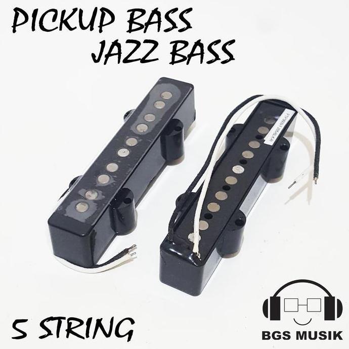 Pickup Jazz Bass Alnico 5String - Pickup Jazz Bass Elektrik Original - Pickup Jazz Bass Alnico 5 Str